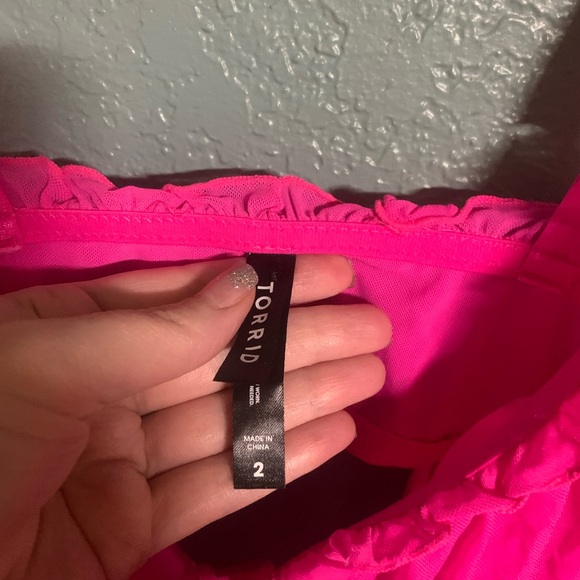 Torrid Overt Innocence Wireless Babydoll NWOT size 2 - Picture 7 of 9